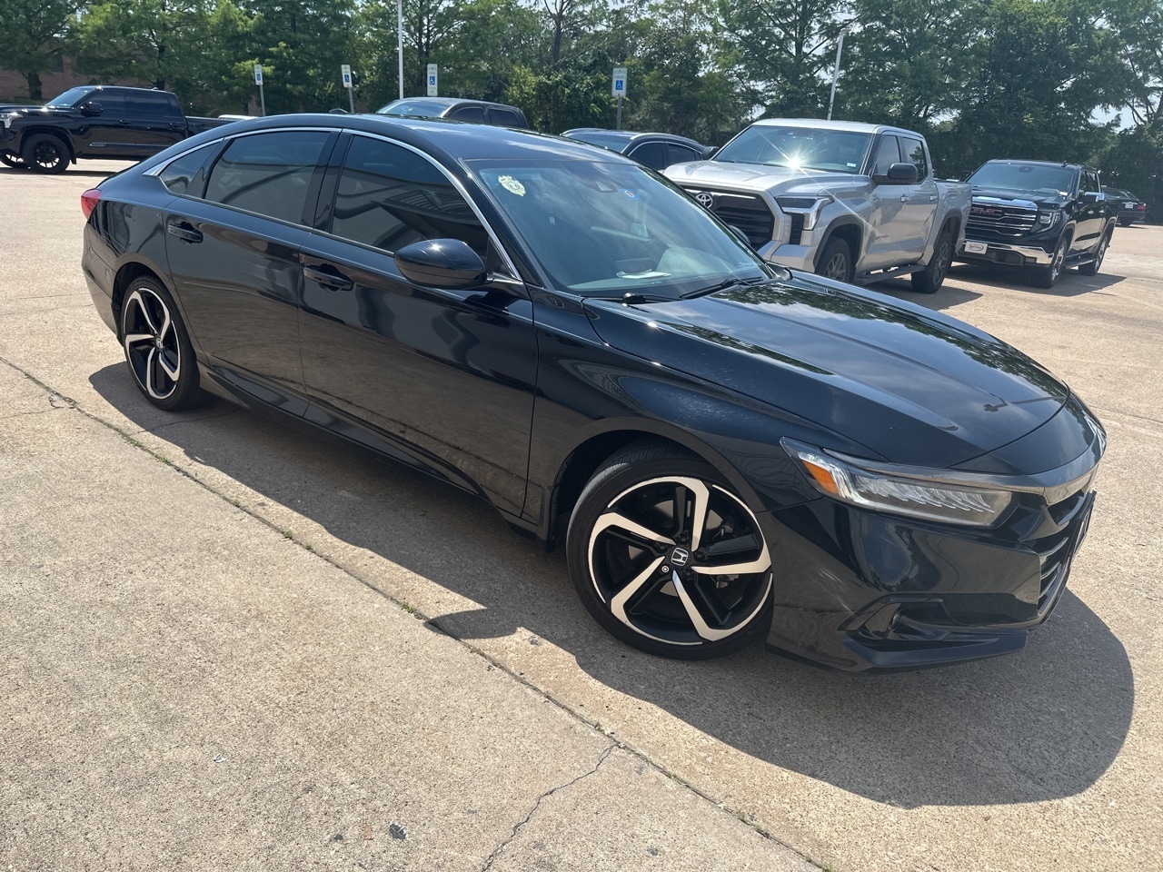 Used 2021 Honda Accord Sport with VIN 1HGCV1F31MA005103 for sale in Richardson, TX