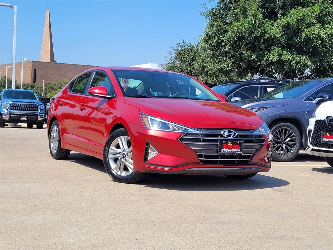 Used 2019 Hyundai Elantra Value Edition with VIN KMHD84LF2KU762772 for sale in Richardson, TX