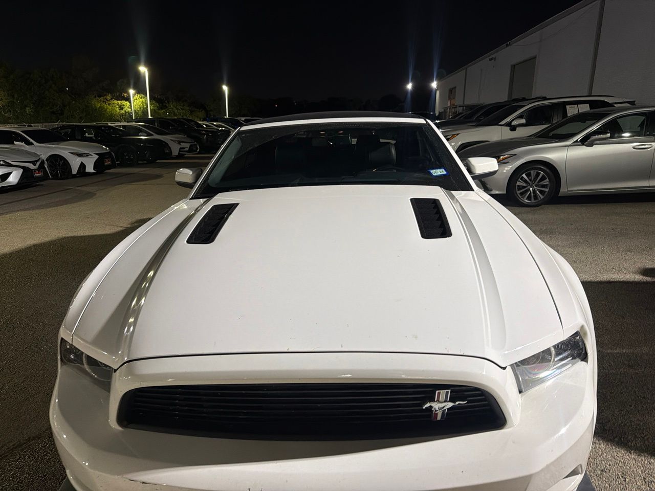 Performance White 2013 Ford Mustang Convertible Rear-Wheel Drive 6-Speed Automatic