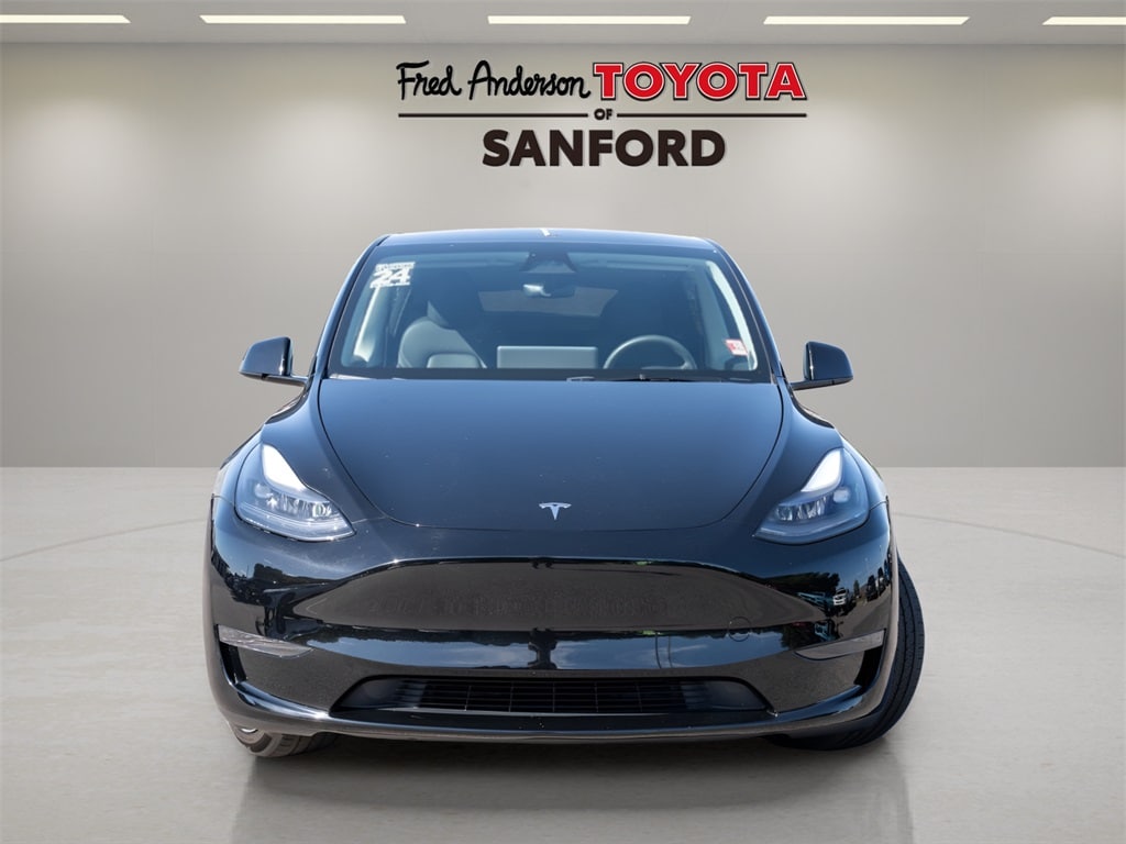 Used 2024 Tesla Model Y Long Range with VIN 7SAYGDED6RF038383 for sale in Sanford, NC