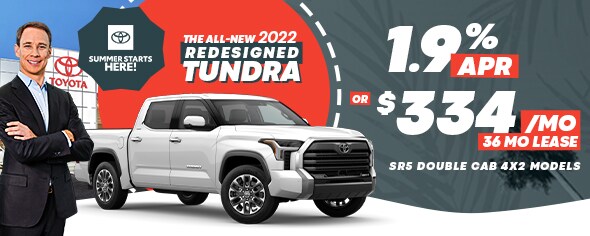 All-New 2022 Tundra 0.9% APR OR $334/mo for 36mo lease