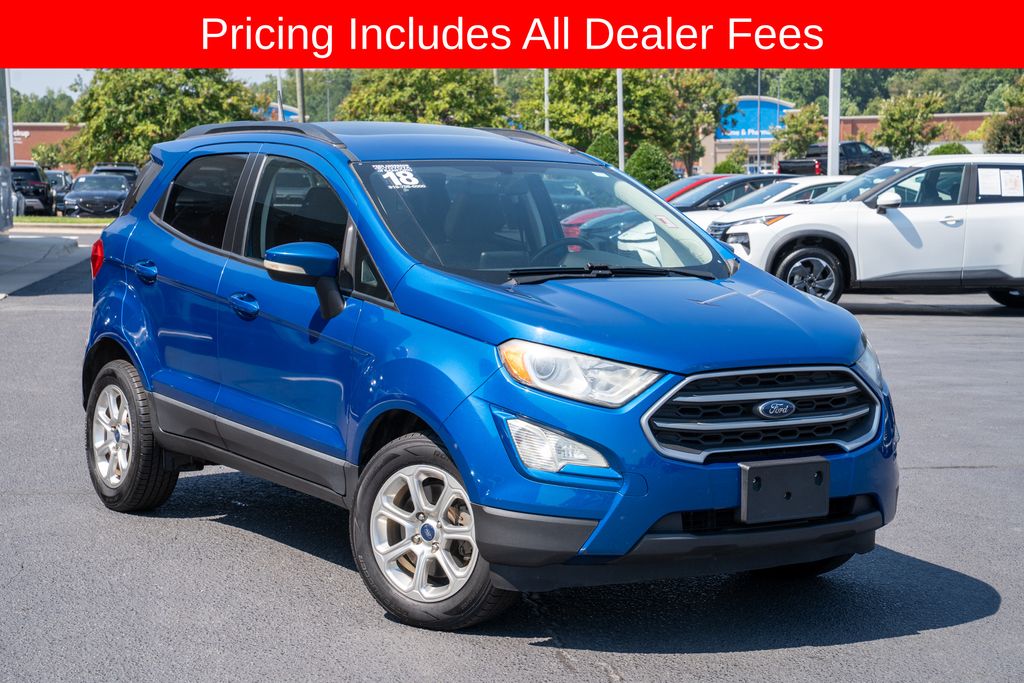 Used 2018 Ford Ecosport SE with VIN MAJ3P1TE8JC220157 for sale in Sanford, NC