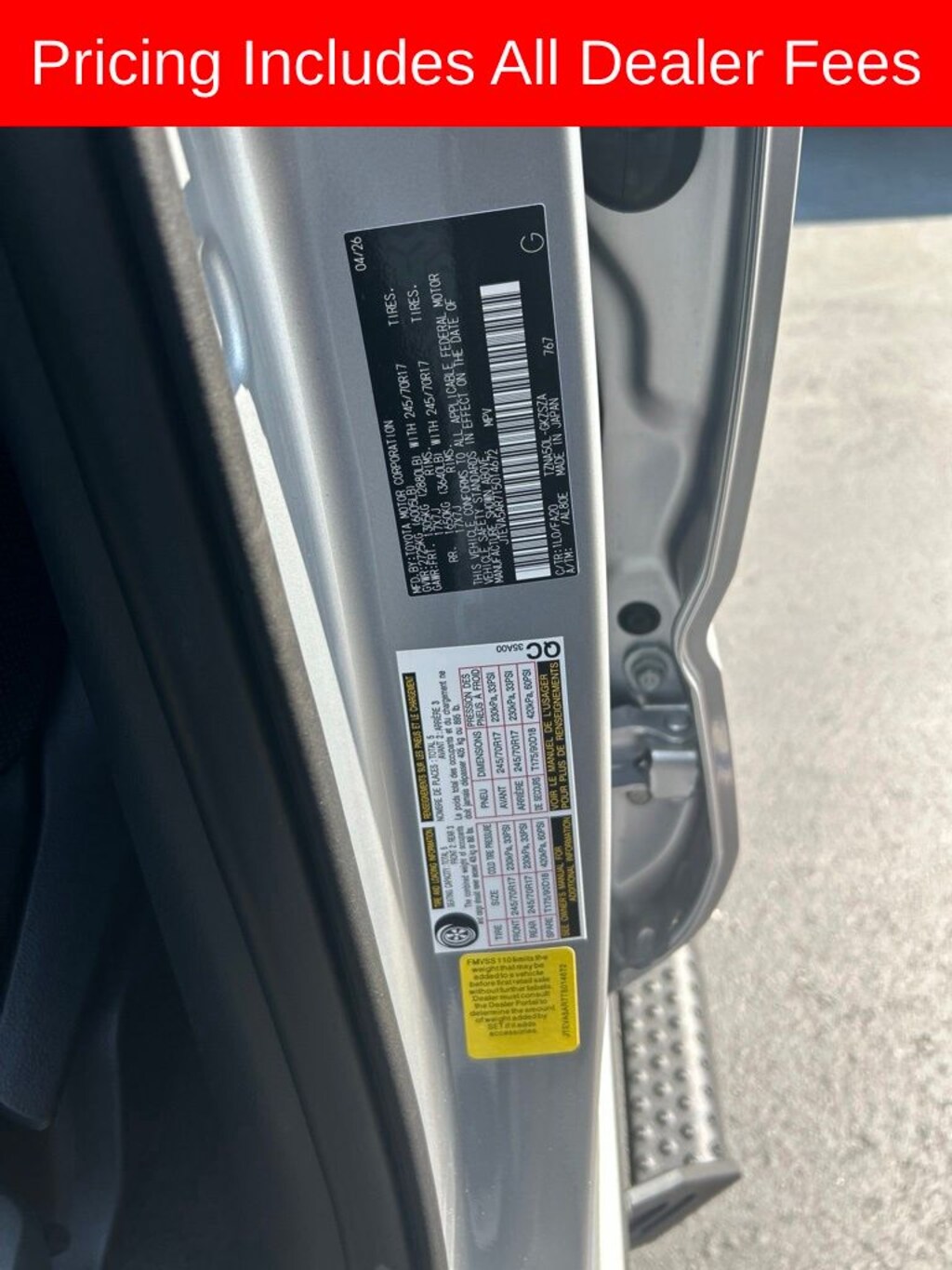 New 2026 Toyota 4Runner SR5 SUV