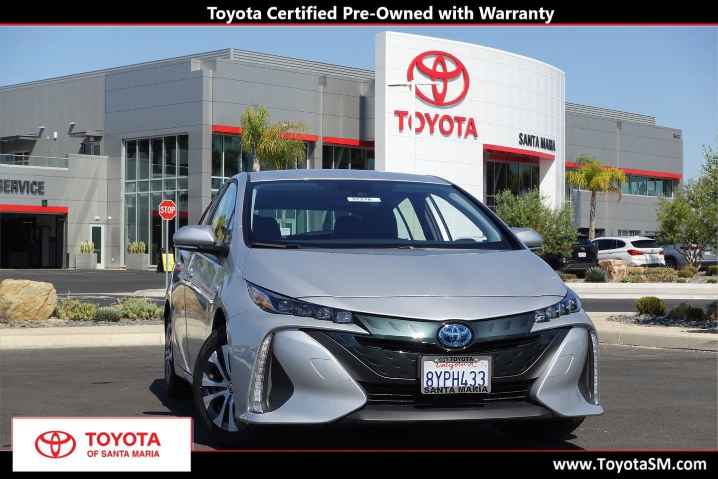 Certified 2022 Toyota Prius Prime XLE with VIN JTDKAMFP4N3203772 for sale in Santa Maria, CA