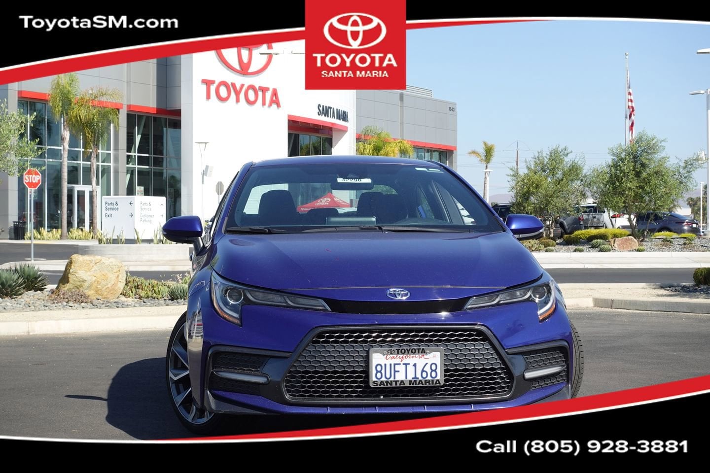 Used 2021 Toyota Corolla SE with VIN 5YFS4MCE1MP065799 for sale in Santa Maria, CA