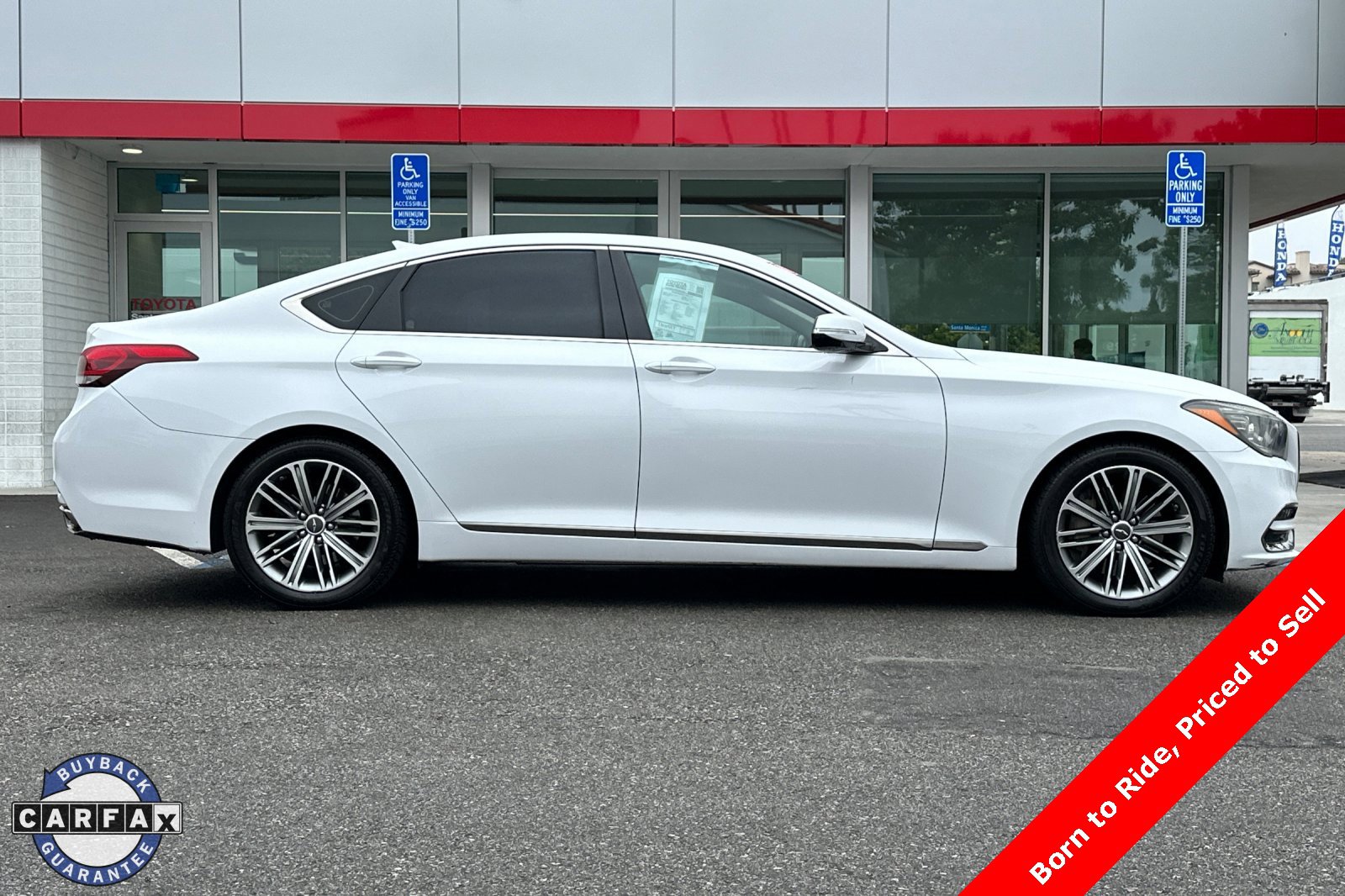 Used 2018 GENESIS G80 Base with VIN KMHGN4JE1JU225521 for sale in Santa Monica, CA