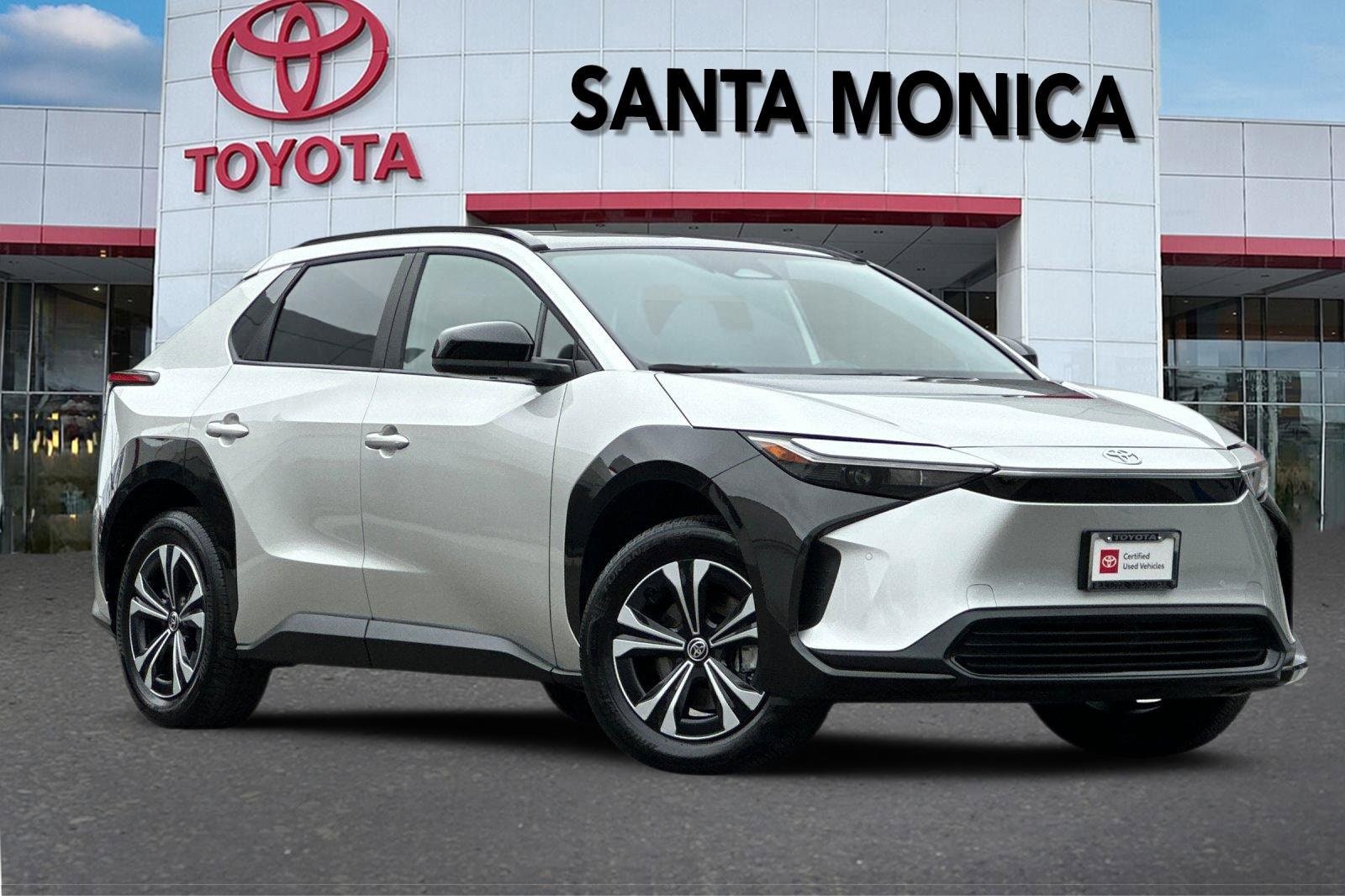 Certified 2024 Toyota bZ4X XLE with VIN JTMAAAAA9RA043130 for sale in Santa Monica, CA