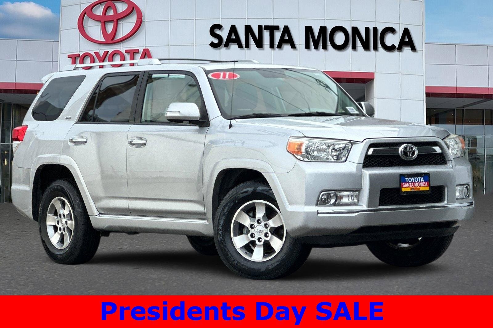 Used 2011 Toyota 4Runner SR5 with VIN JTEZU5JR0B5025343 for sale in Santa Monica, CA