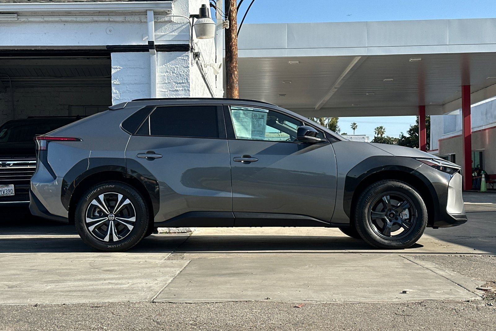 Used 2025 Toyota bZ4X XLE with VIN JTMAAAAA8SA068266 for sale in Santa Monica, CA