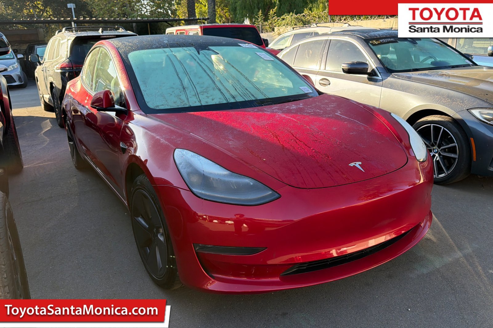 Used 2023 Tesla Model 3 Base with VIN 5YJ3E1EAXPF542319 for sale in Santa Monica, CA