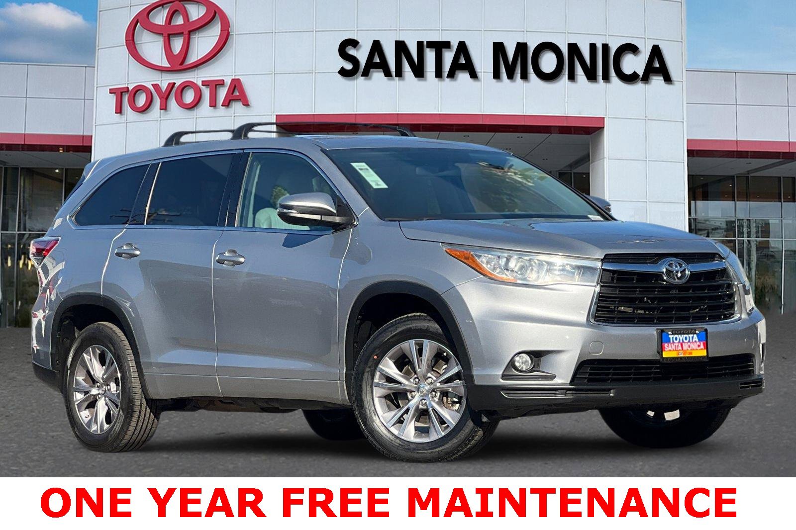Used 2015 Toyota Highlander LE Plus with VIN 5TDZKRFH9FS086823 for sale in Santa Monica, CA