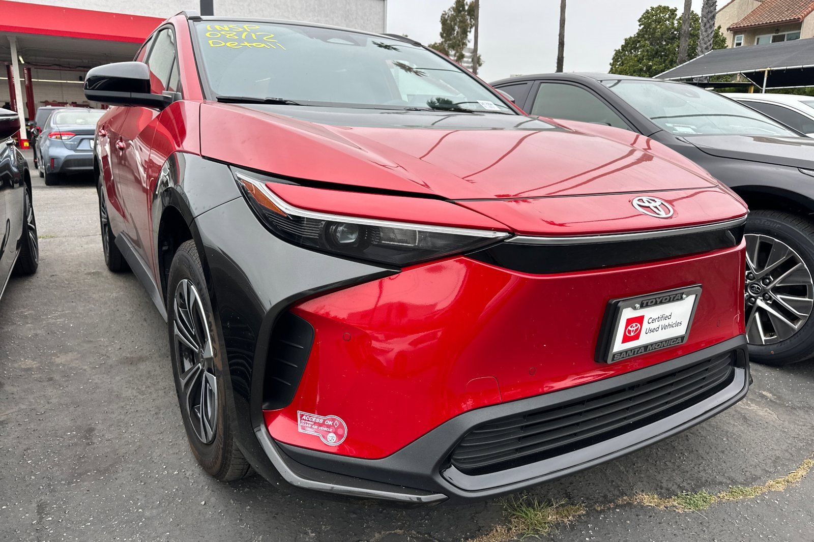 Certified 2024 Toyota bZ4X XLE with VIN JTMAAAAA1RA043235 for sale in Santa Monica, CA