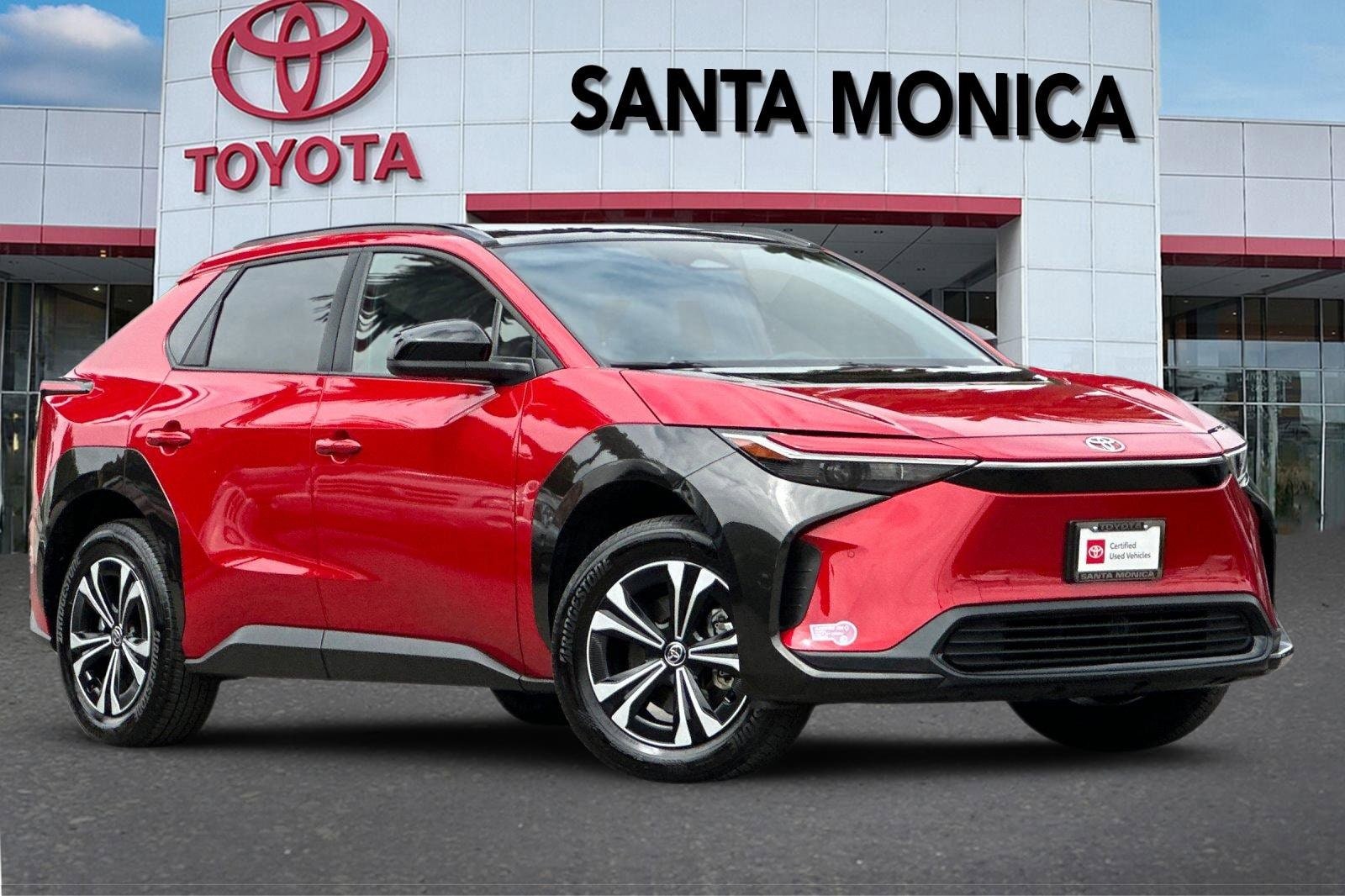 Certified 2024 Toyota bZ4X XLE with VIN JTMAAAAA1RA043235 for sale in Santa Monica, CA