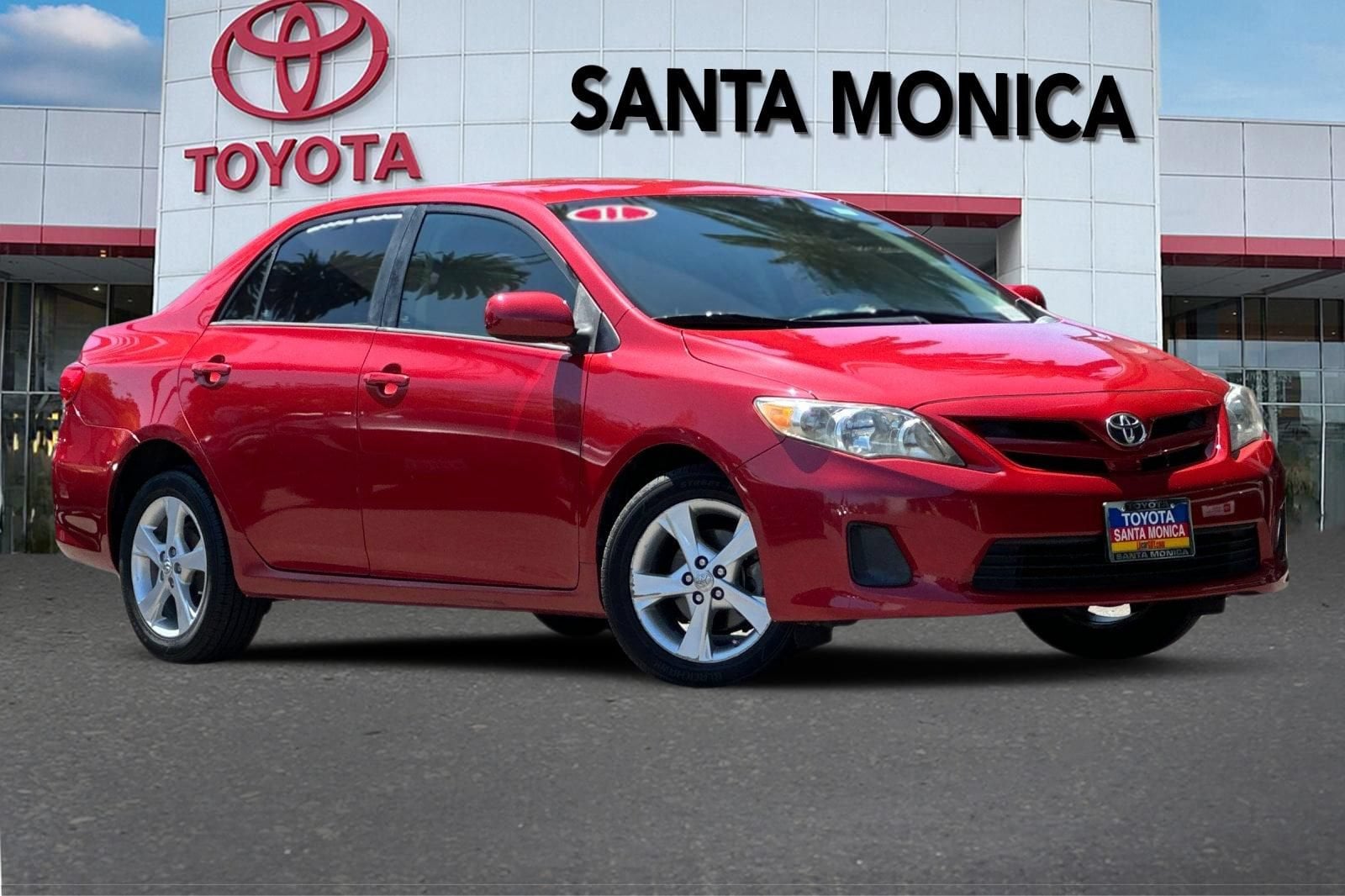 Used 2011 Toyota Corolla LE with VIN 2T1BU4EE6BC637282 for sale in Santa Monica, CA