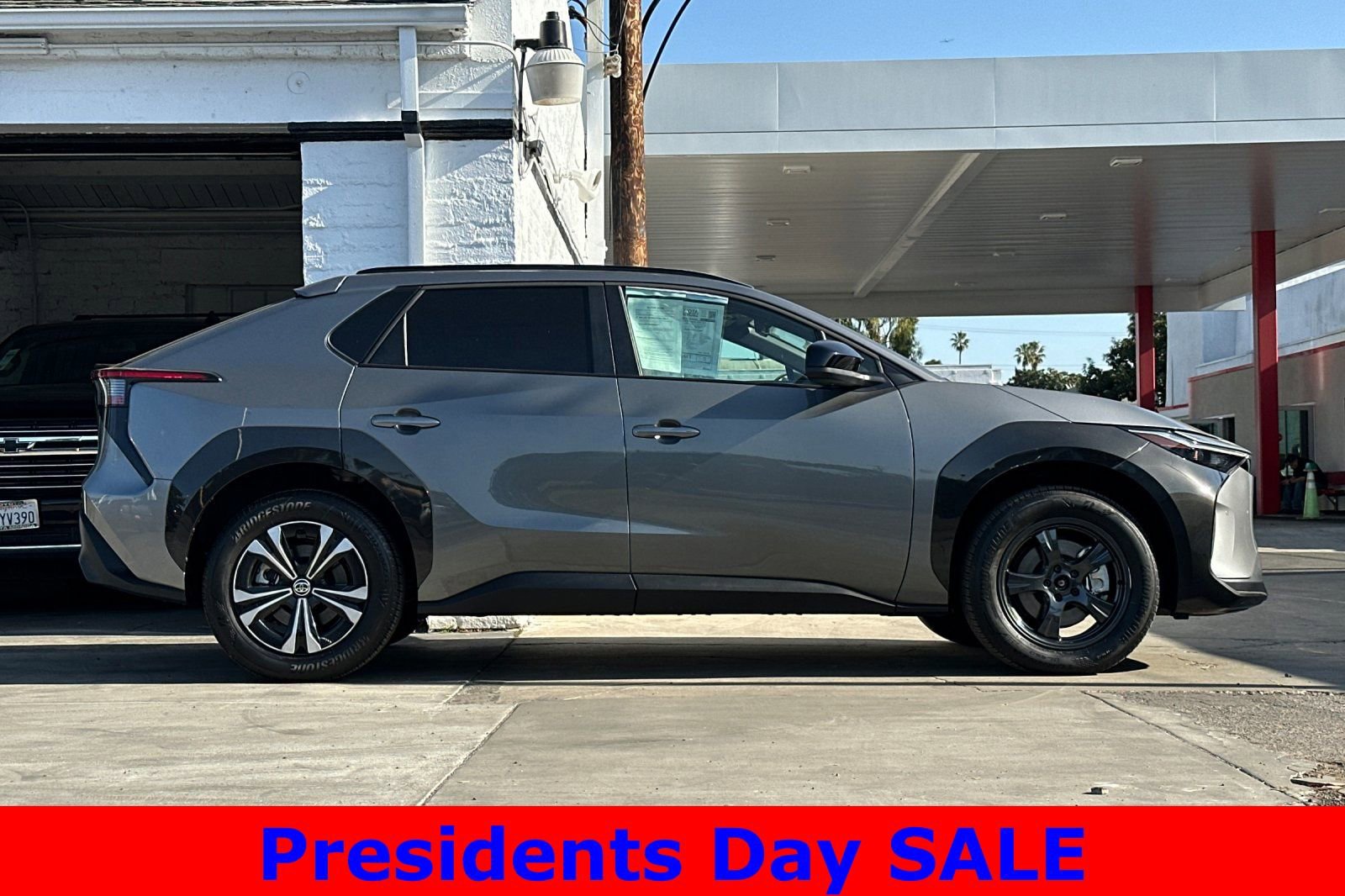 Used 2025 Toyota bZ4X XLE with VIN JTMAAAAA8SA068266 for sale in Santa Monica, CA