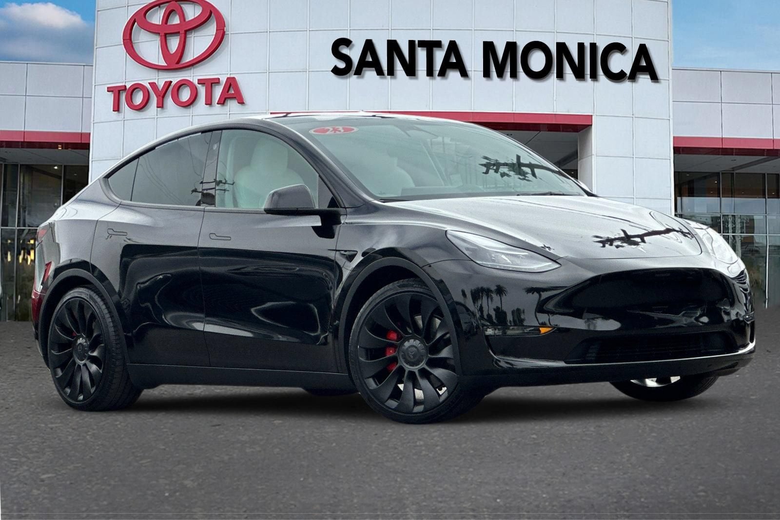 Used 2023 Tesla Model Y Performance with VIN 7SAYGDEFXPF773916 for sale in Santa Monica, CA
