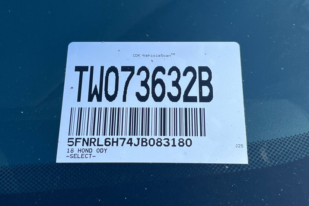 Used 2018 Honda Odyssey EX-L Van