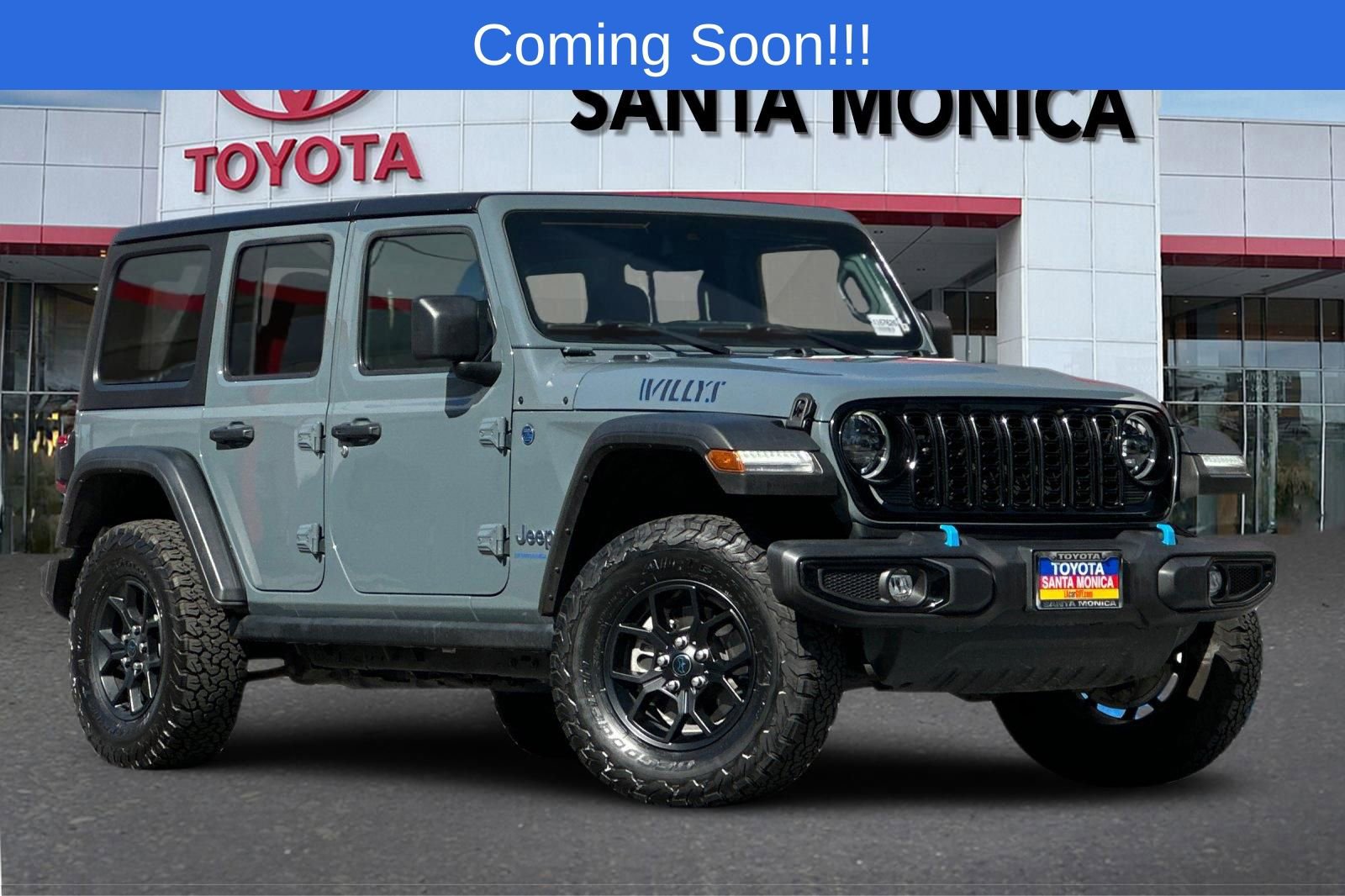 Used 2024 Jeep Wrangler 4xe Willys 4XE with VIN 1C4RJXN62RW167626 for sale in Santa Monica, CA