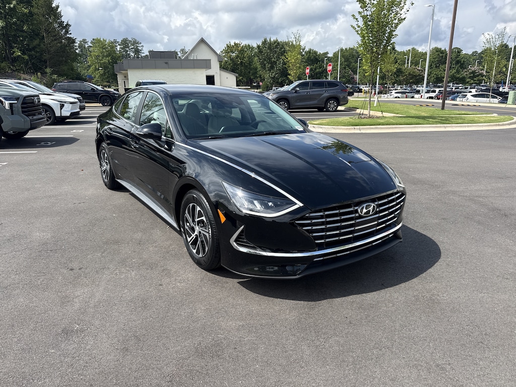 Used 2023 Hyundai Sonata Hybrid Blue Sedan