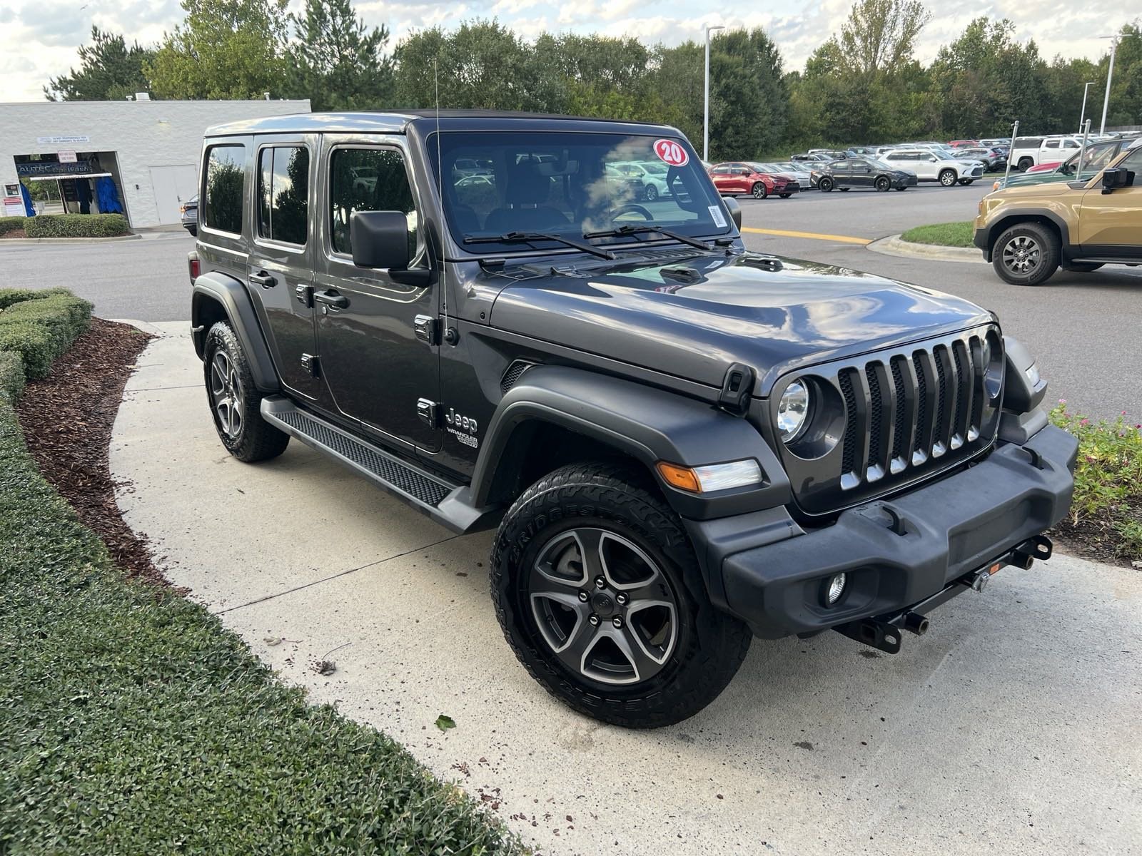 Used 2020 Jeep Wrangler Unlimited Sport S with VIN 1C4HJXDG7LW325777 for sale in Concord, NC