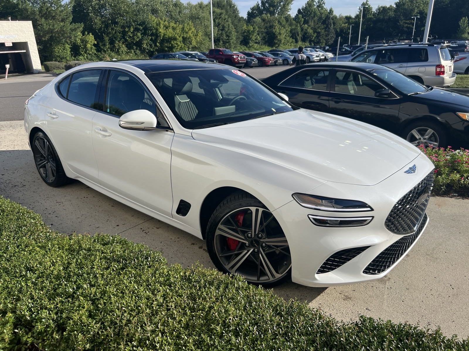 Used 2024 GENESIS G70 Sport Advanced with VIN KMTG54SE4RU136493 for sale in Concord, NC