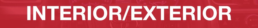 Toyota Interior/Exterior Care