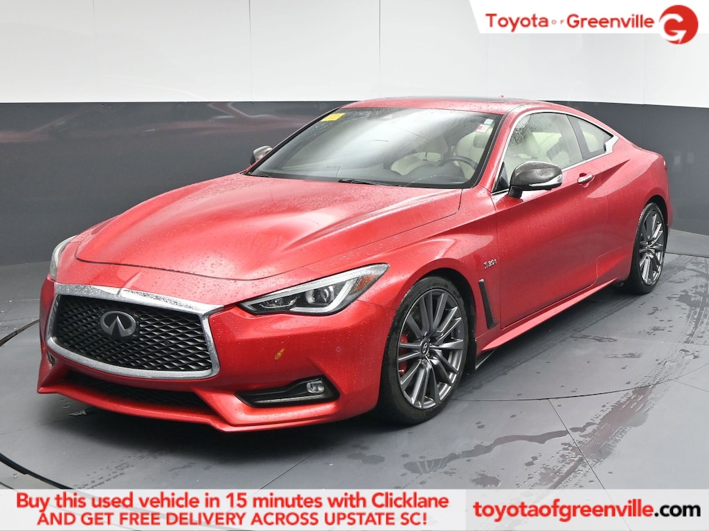 Used 2017 INFINITI Q60 3.0t Red Sport 400 Coupe