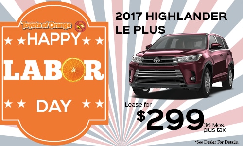 Toyota Highlander 2017 Lease >> 2017 Toyota Highlander Lease Offer Toyota Of Orange Toyota Highlander 2017 Lease >> 2017 Toyota Highlander Lease Offer Toyota Of Orange