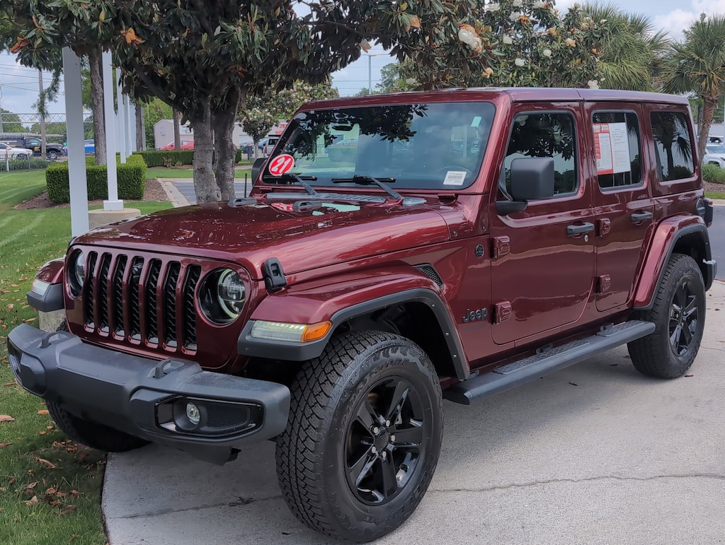 Used 2021 Jeep Wrangler Unlimited Sahara Altitude Convertible