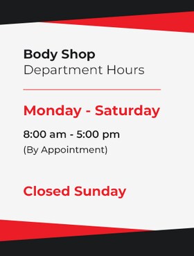 Staff member Body Shop Hours from 6acfac4fef41