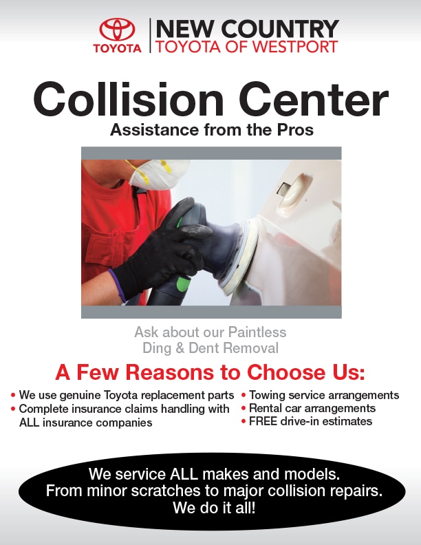 We Are Your Connecticut Toyota Collision Center New Country Toyota