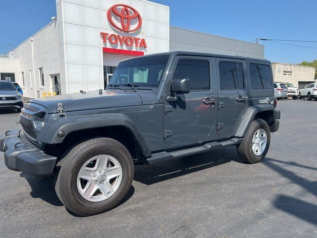 Used 2017 Jeep Wrangler Unlimited Sport S with VIN 1C4BJWDG3HL629665 for sale in Wooster, OH