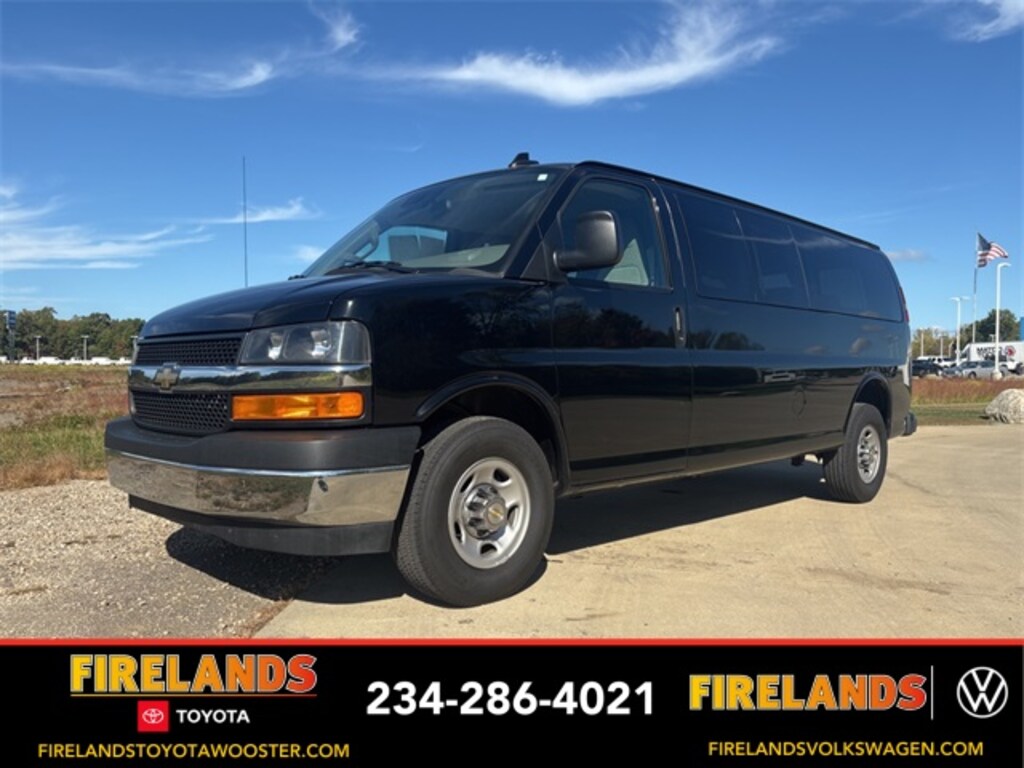 Certified 2024 Chevrolet Express 3500 LT Van Extended Passenger Van
