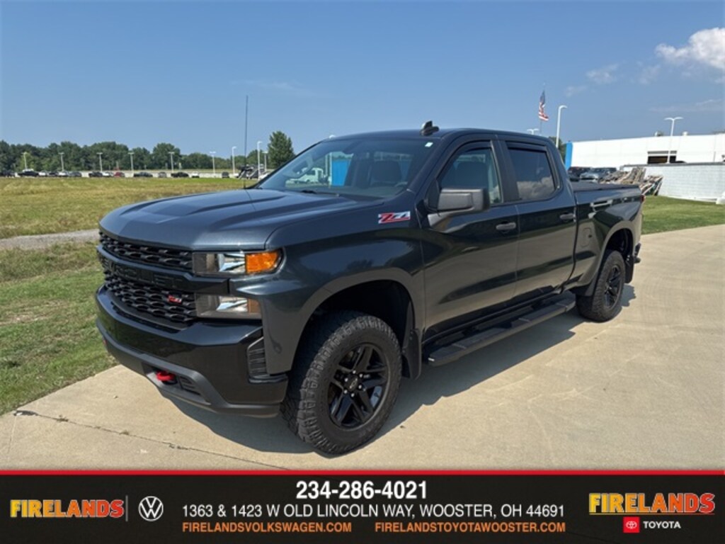 Certified 2021 Chevrolet Silverado 1500 Custom Trail Boss Truck Crew Cab