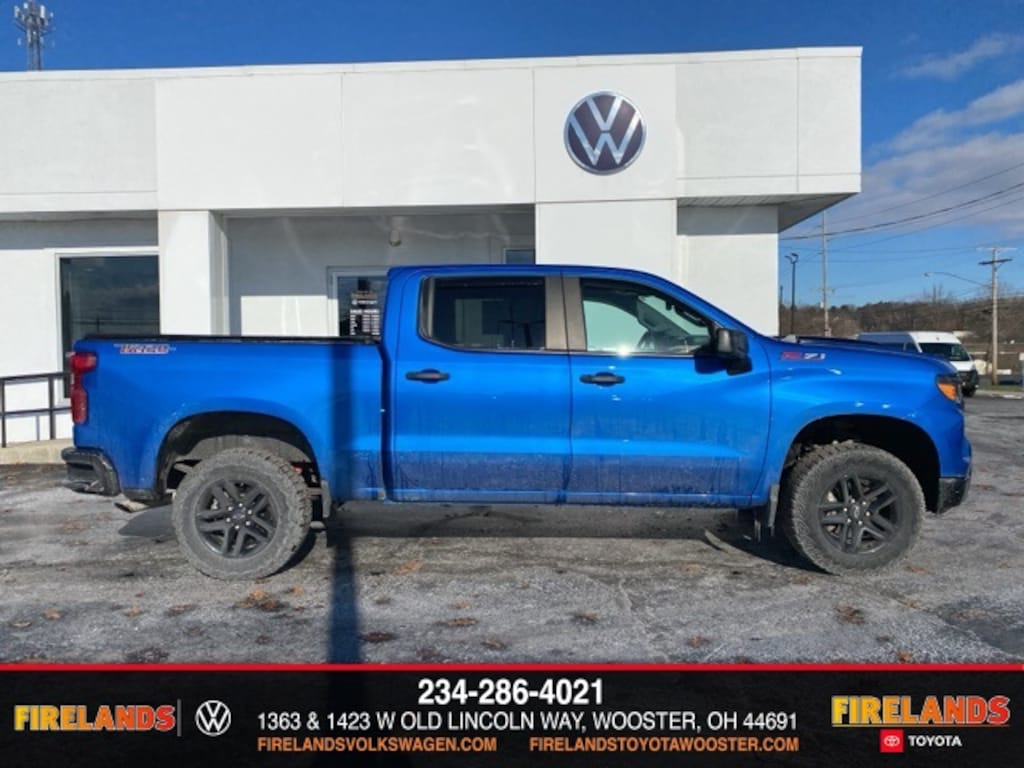 Used 2024 Chevrolet Silverado 1500 Custom Trail Boss Truck Crew Cab