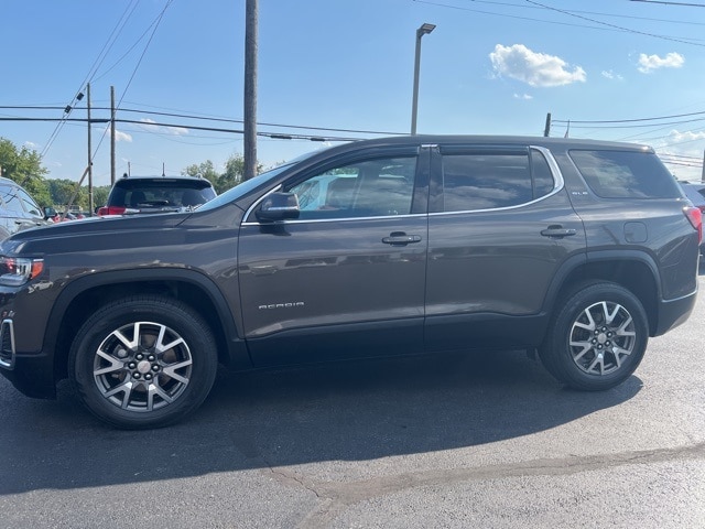 Used 2020 GMC Acadia SLE with VIN 1GKKNRLS5LZ176087 for sale in Wooster, OH