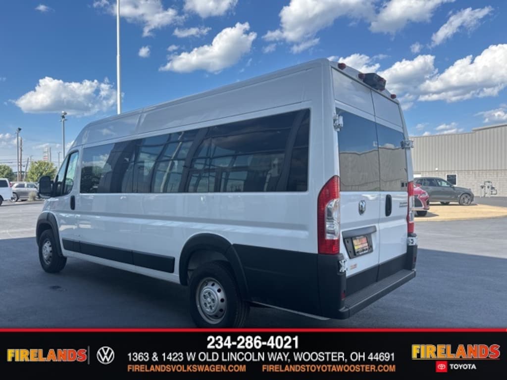 Certified 2023 Ram ProMaster 3500 Window High Roof Van Extended Cargo Van