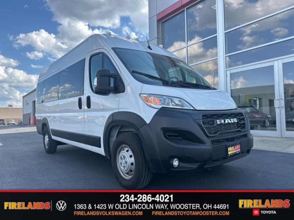 Certified 2023 Ram ProMaster 3500 Window High Roof Van Extended Cargo Van