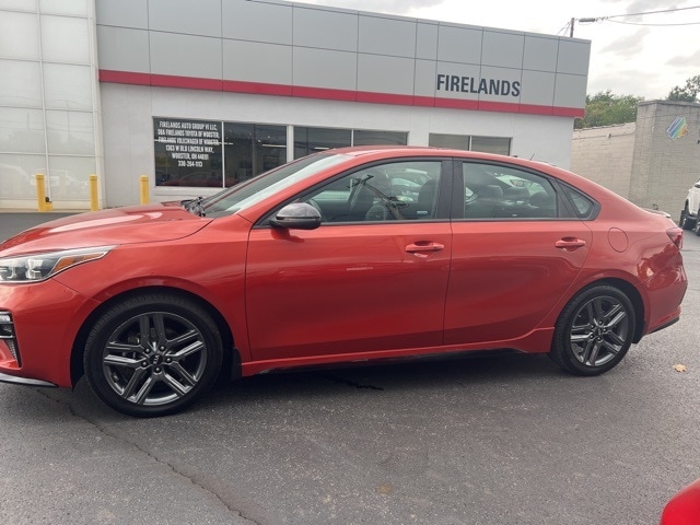 Used 2021 Kia Forte GT-Line with VIN 3KPF34AD2ME291883 for sale in Wooster, OH