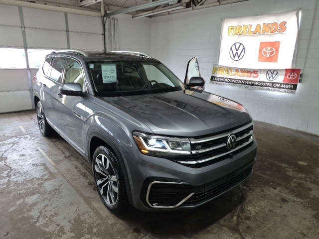 Used 2023 Volkswagen Atlas SEL Premium R-Line with VIN 1V2FR2CA6PC532781 for sale in Wooster, OH