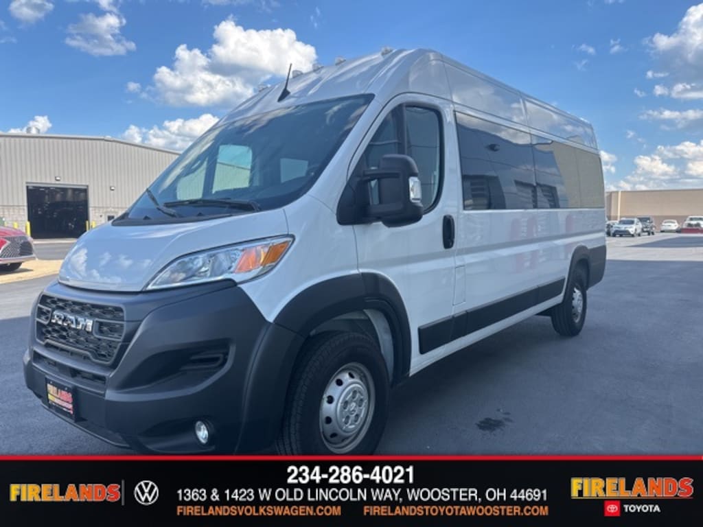 Certified 2023 Ram ProMaster 3500 Window High Roof Van Extended Cargo Van