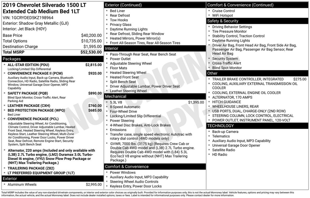 Used 2019 Chevrolet Silverado 1500 LT Truck