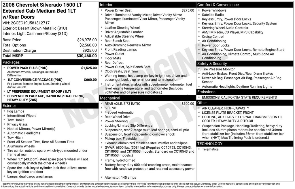 Used 2008 Chevrolet Silverado 1500 LT w/1LT Truck