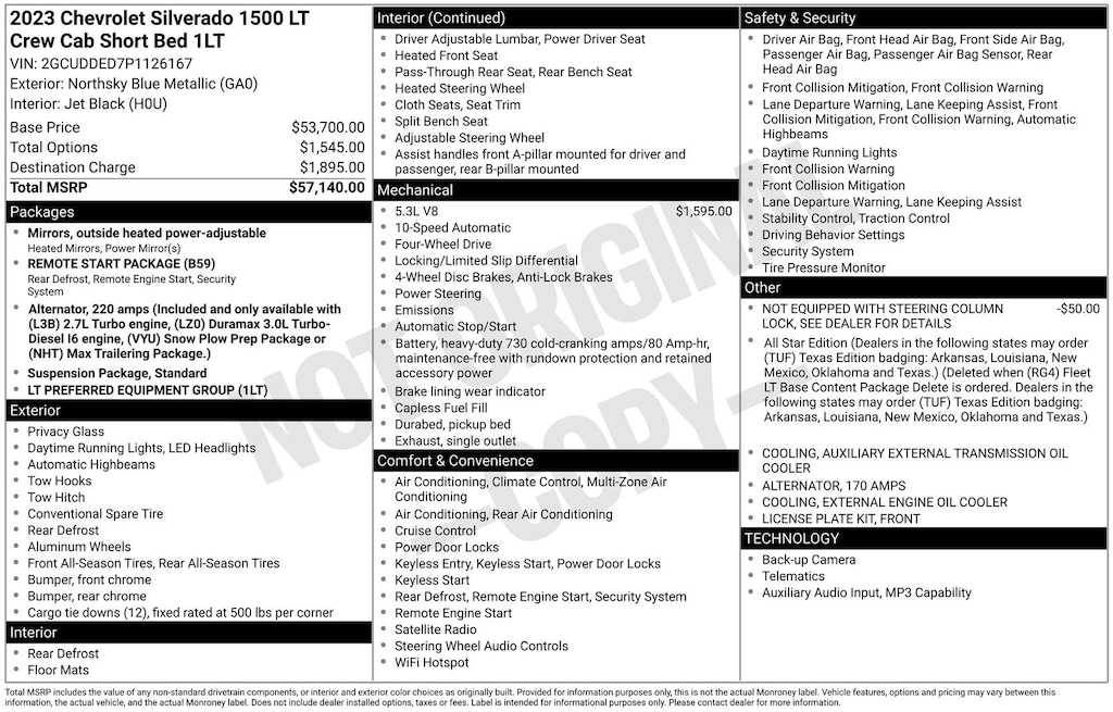 Used 2023 Chevrolet Silverado 1500 LT Truck