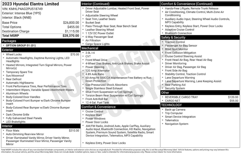 Used 2023 Hyundai Elantra Limited