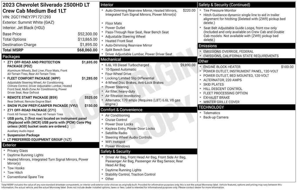 Used 2023 Chevrolet Silverado 2500 HD LT Truck