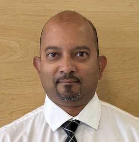 Staff member Ashish Maharaj from 0bfb30c7759b