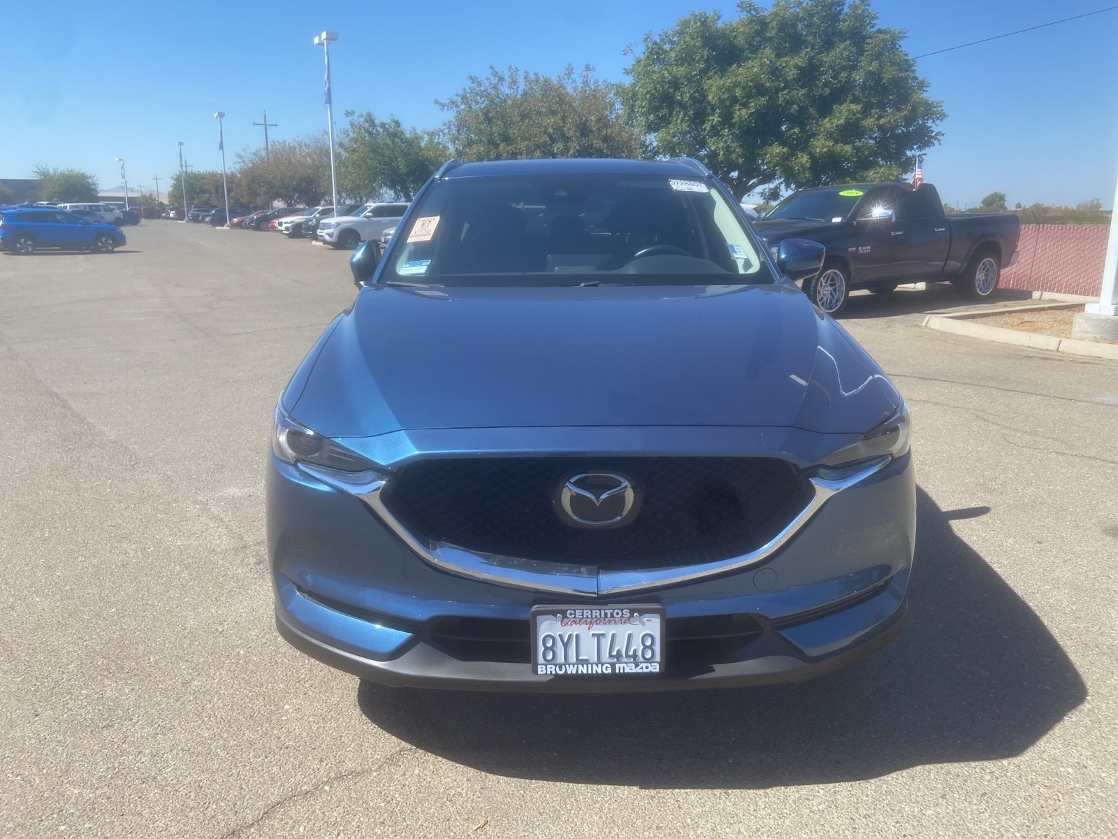 Used 2021 Mazda CX-5 Grand Touring with VIN JM3KFBDM8M0457684 for sale in Tracy, CA