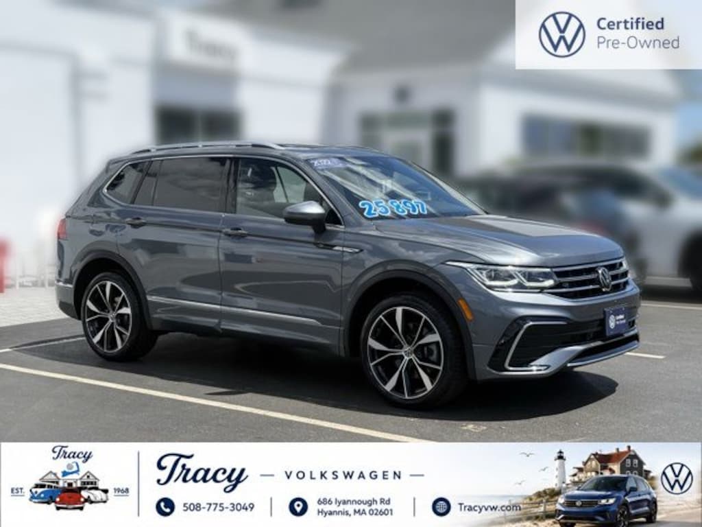 Certified 2022 Volkswagen Tiguan 2.0T SEL R-Line SUV