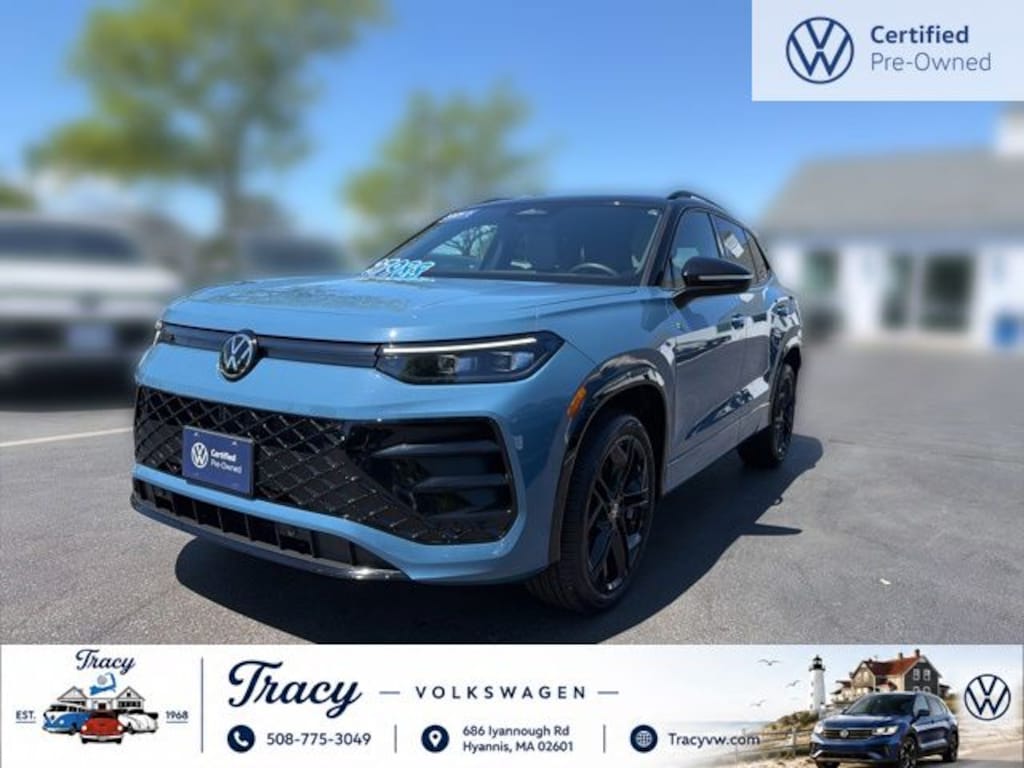 Certified 2025 Volkswagen Tiguan 2.0T SE R-Line Black SUV